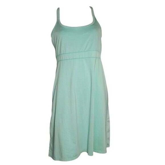 Soybu Dress Womens Size XL Blue Striped Sleeveless Activewear Pullover Stretch - Picture 1 of 6